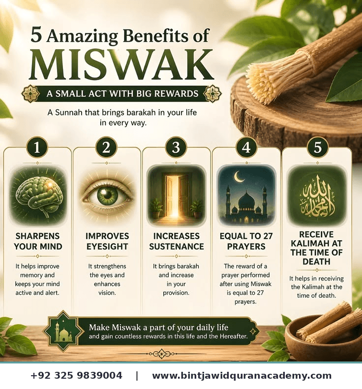 Benefits of Miswak