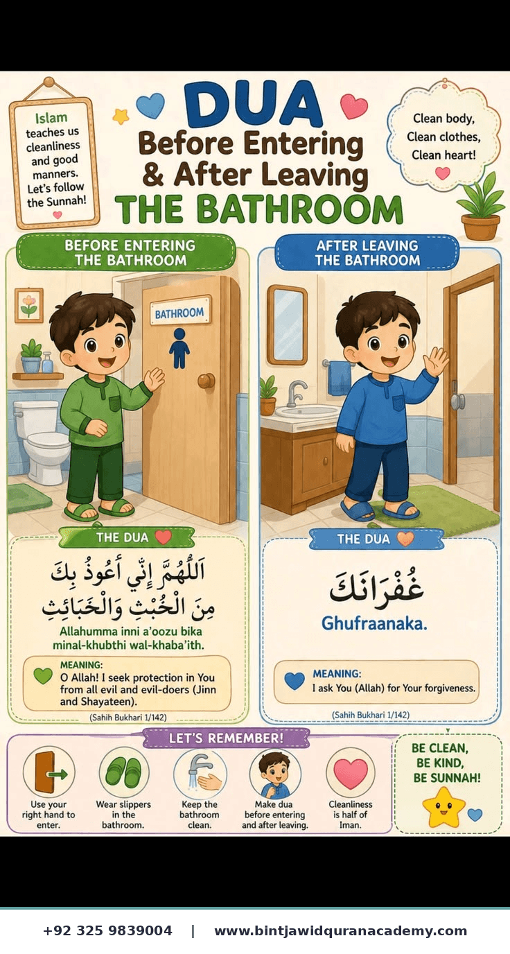Dua for Bathroom
