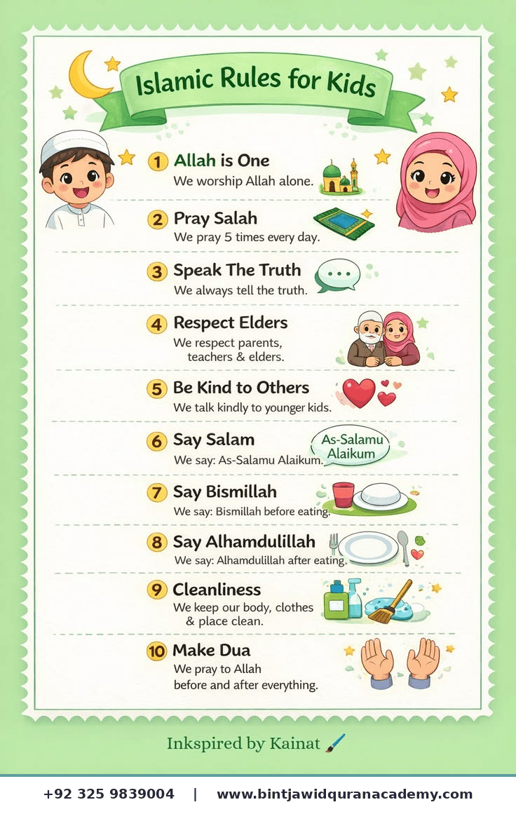 Islamic Rules for Kids