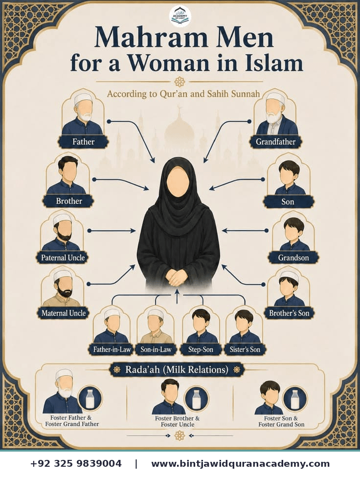Mahram Men for Women