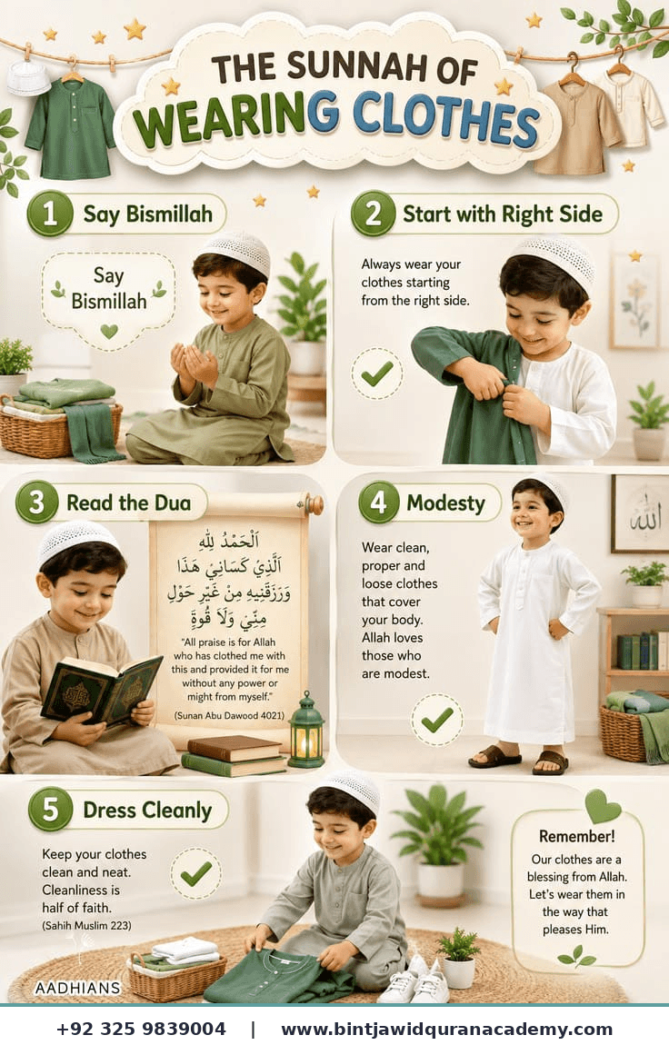 Sunnah of Wearing Clothes