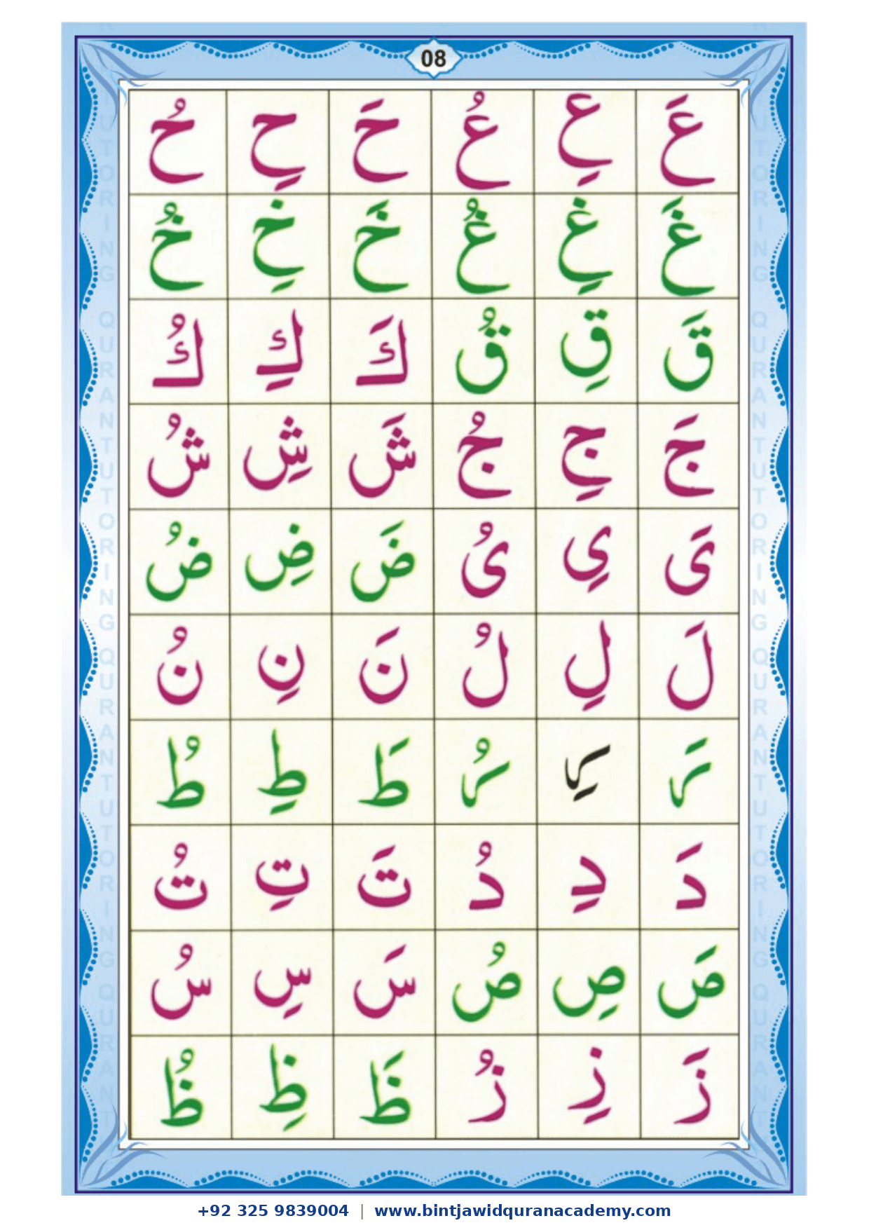 Noorani Qaidah step 8