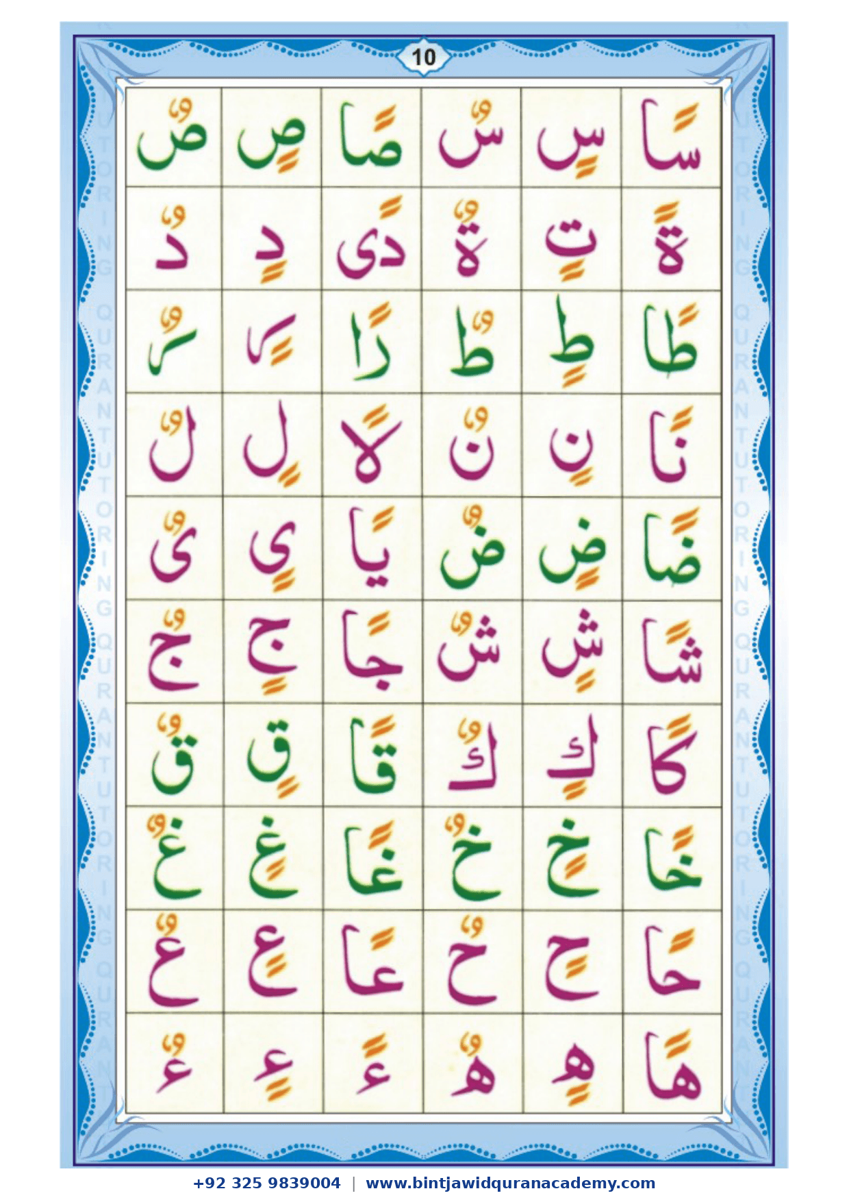 Noorani Qaidah step 10
