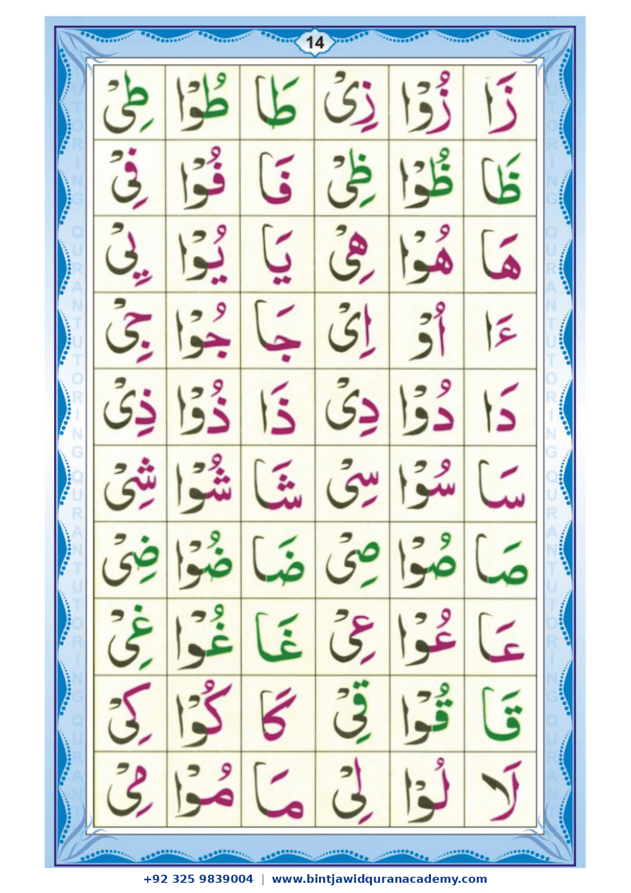 Noorani Qaidah step 14
