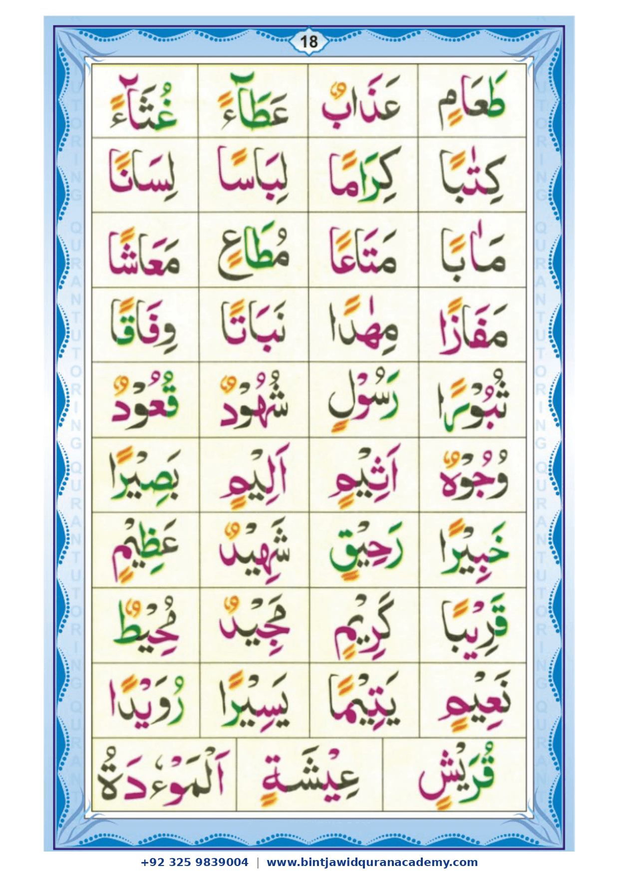 Noorani Qaidah step 18