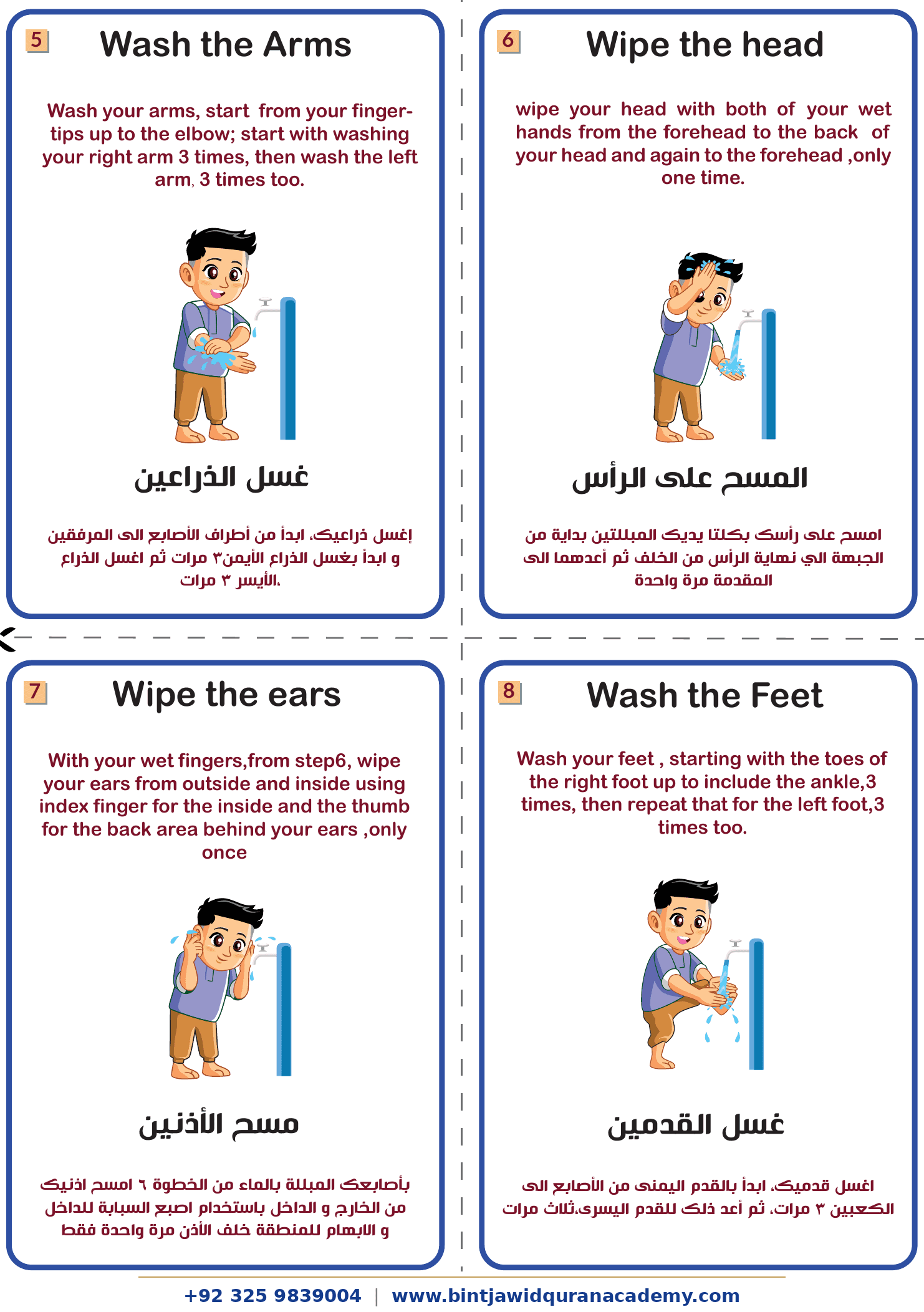 Wuzu Guide step 3